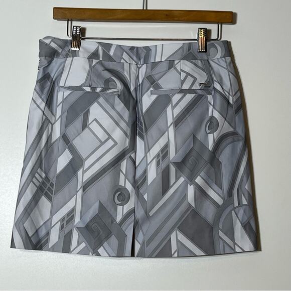 Ralph Lauren Polo Golf Gray and White A-Line Skirt 2 EUC - Picture 6 of 9